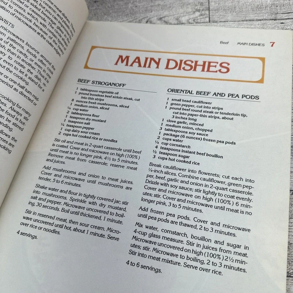 Betty Crocker Microwave Cooking Cookbook 1986 Vintage Recipes Cook Book‎